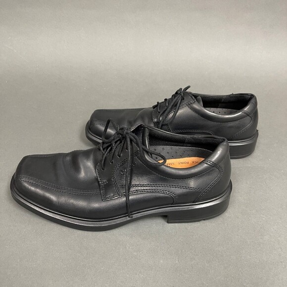 ECCO Helsinki Men's Shoes US Size 7.5 Black Oxford EU 41 - Picture 1 of 9
